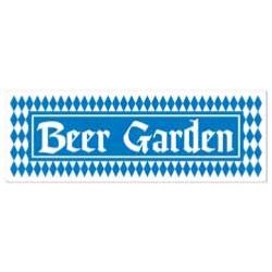 BEER GARDEN BANNER 5' X 21"