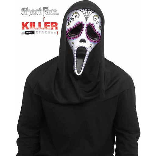 Masque Ghost Face Jour des Morts blanc