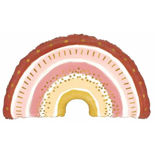 Boho Rainbow 32-Inch Shaped Foil Balloon