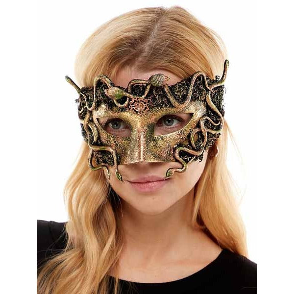 Woodland Voodoo Half Mask in Green