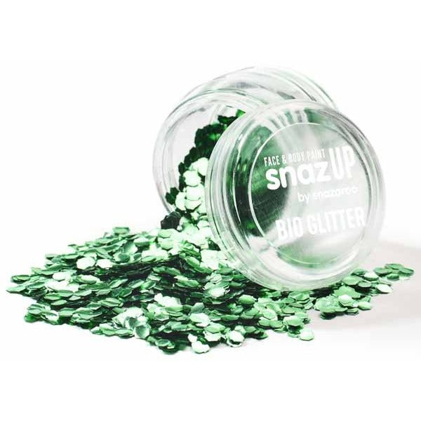 Snazaroo Bio Glitter Chunky Green, 3 g
