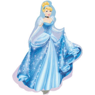 Disney Cinderella Mini Shape Foil Balloon, 14 in