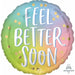 Feel Better Ombre 18" Round Foil Balloon