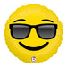 Sunglasses Emoji 18-Inch Round Foil Balloon