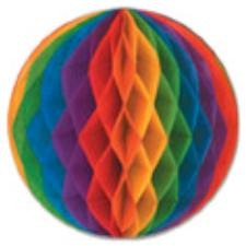 12-Inch Rainbow Art-Tissue Ball
