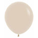 Sempertex White Sand 18" Latex Balloons, 25 Count