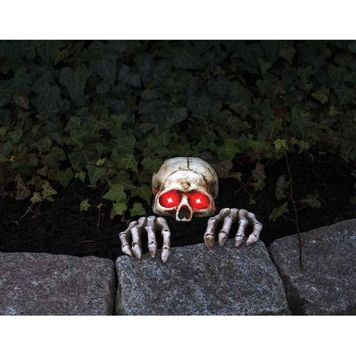 Ensemble de décoration d'Halloween Skele-Peeper lumineux à planter dans le sol