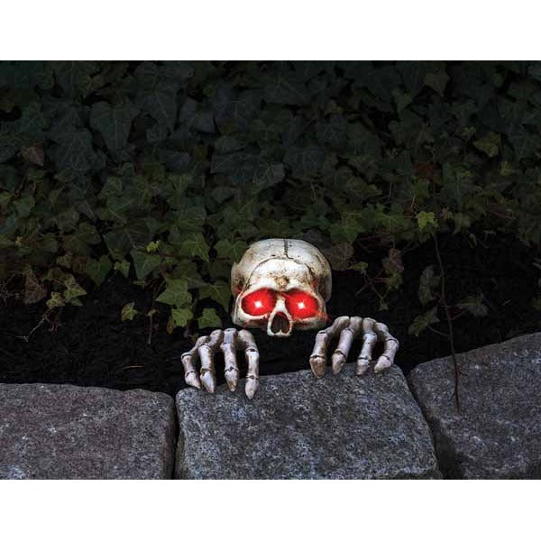 Light-Up Skele-Peeper Grave Breaker Halloween Decoration Set