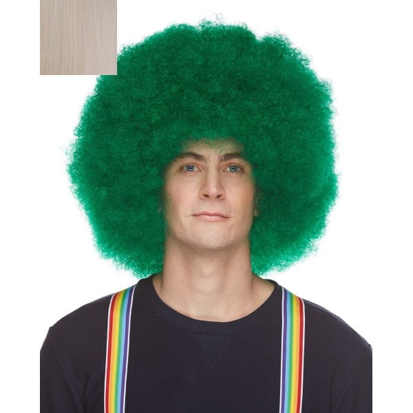 Bleach Blonde Afro Costume Wig
