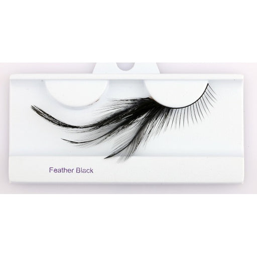 Glamour Eyez Black Feather False Eyelashes