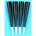 9-Inch Black Foil Party Horns, 144 Count