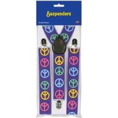 Peace Sign Suspenders