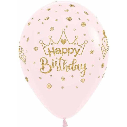 HBD CROWNS PSTL PINK 11" SEMPERTEX 50/BG