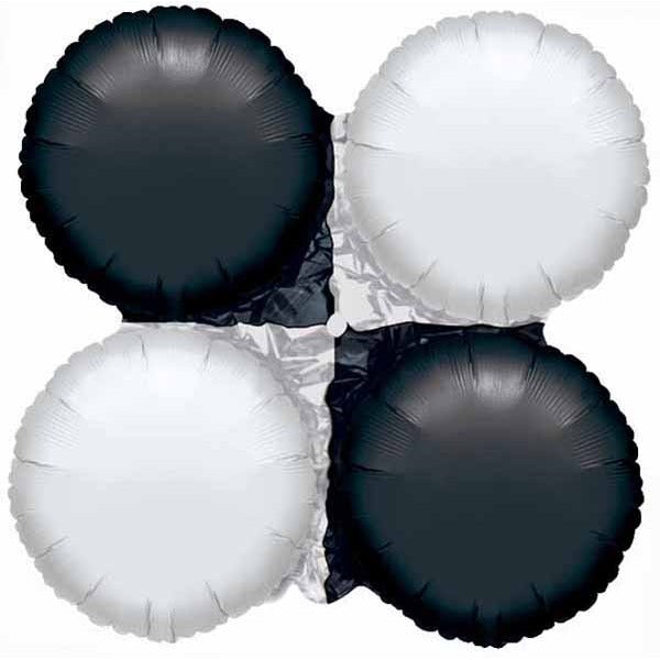 Black & White Small MagicArch Foil Balloon Module