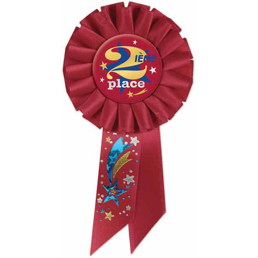 2Eme Place (2Nd Place) Rosette - Celebrate Your Silver Medal Win!