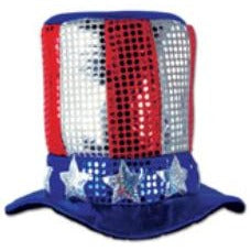 Glitz 'N Gleam Uncle Sam Top Hat