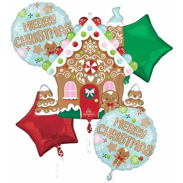 Baking Spirits Christmas Foil Balloon Bouquet
