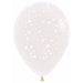 Sempertex 11 Inch Clear Stars Latex Balloons, 50 Count