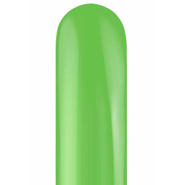 TUFTEX 260 Lime Green Latex Twisting Balloons, 50 Count