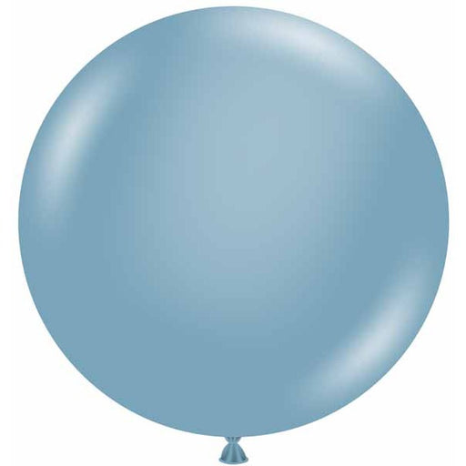 TUFTEX 36-Inch Blue Slate Latex Balloons, 2-Pack