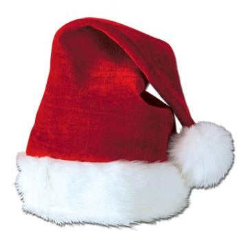 Red Velvet Santa Hat
