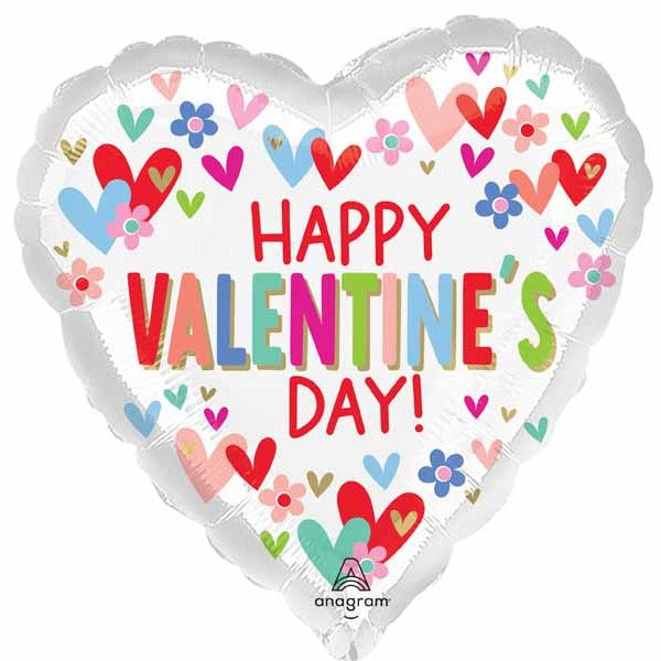 HVD HEARTS & DAISIES 18" HRT HX S40 PKG