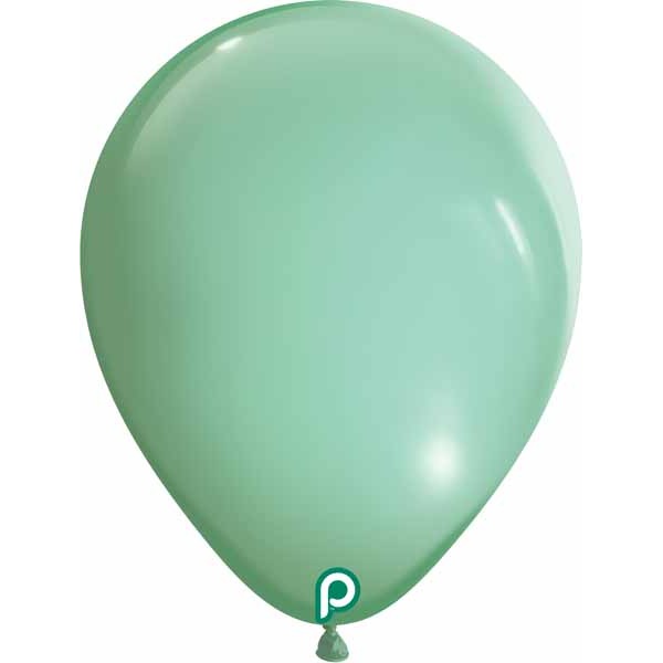 Prima Spearmint 11-Inch Round Latex Balloons, 100 Count