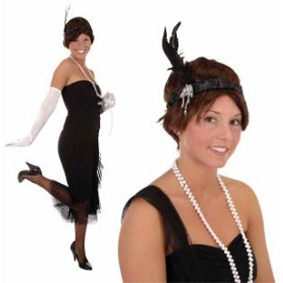 Black Flapper Headband
