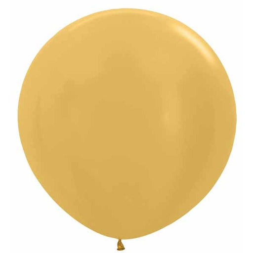 Sempertex Metallic Gold 36-Inch Latex Balloons, 2-Pack