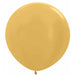 Sempertex Metallic Gold 36-Inch Latex Balloons, 2-Pack