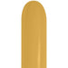 Sempertex 260 Metallic Gold Twisting Balloons, 50 Pack