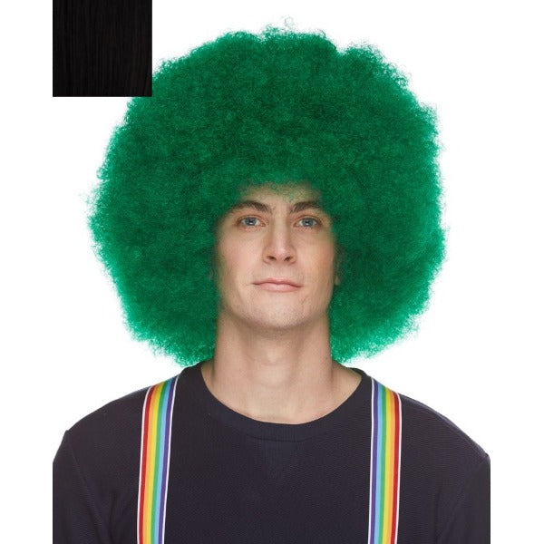 Black Afro Costume Wig