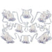 24' BELL STREAMER WHITE 1/PKG