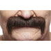 MOUSTACHE BROWN/RED 11 CM X 5 CM