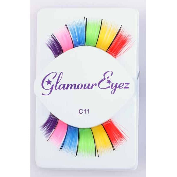 Glamour Eyez Rainbow False Eyelashes C11