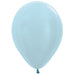 Sempertex 5-Inch Satin Light Blue Latex Balloons, 50 Count
