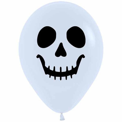 SKULL FACE 11" WHITE SEMPERTEX 50/BG