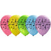 All-Over Music Notes 12-Inch Assorted Latex Balloons, 50 Count