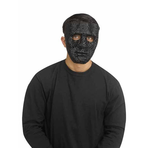 Black Blank Mask with Bling