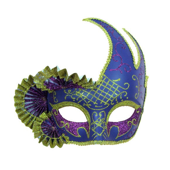Classic Harlequin Mardi Gras Mask