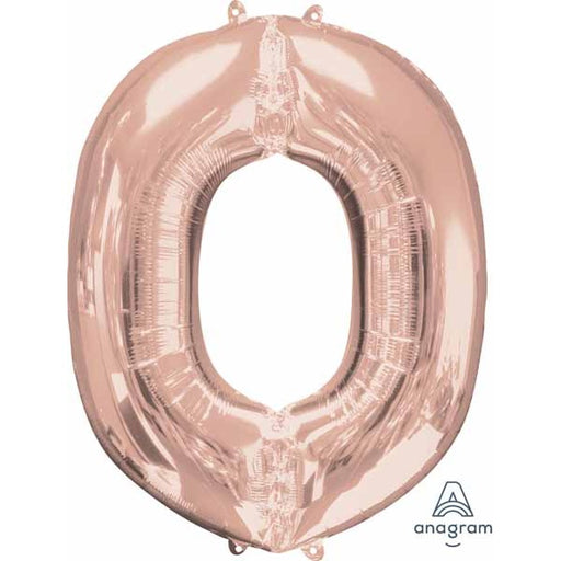 16 Inch Rose Gold Letter O Balloon