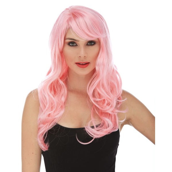 Pink Burlesque Costume Wig