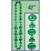 42-Inch Shamrock Bead Necklace with Kiss Lips