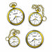 Clock Cutouts, 4 Pack