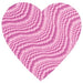 Pink Embossed Foil Heart Decoration, 9 Inch