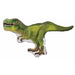 Lime Tyrannosaur Mini Foil Balloon, 10 Inch