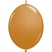 Qualatex Mocha Brown 6" QuickLink Latex Balloons, 50 Count