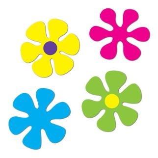 RETRO FLOWER CUTOUTS