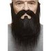 MOUSTACHE & BEARD BLACK 25 X31 CM