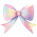 41-Inch Multicolor Bow-Shaped Foil Balloon